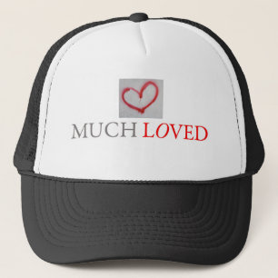 VEEL GELIEFD - Rode graffiti hart Trucker Pet