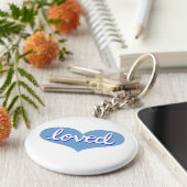 Veel geliefd - Sleutelhanger (Zijkant)