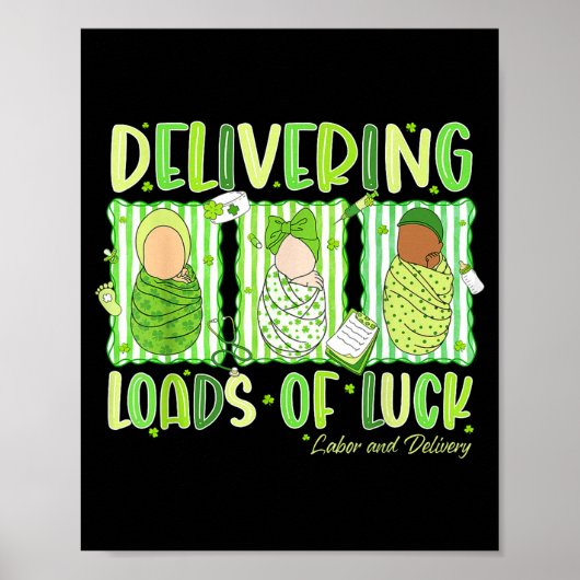 Veel geluk brengen St. Patrick's Day arbeidsvreugd Poster (Voorkant)