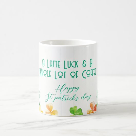 Veel geluk en veel koffie koffiemok (Center)