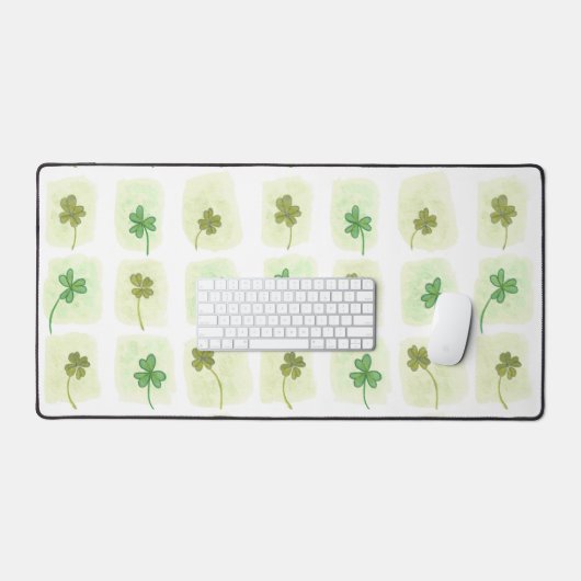 Veel Geluk Groene Klaver en Shamrocks Desk Mats Bureaumat (Keyboard & Muis)