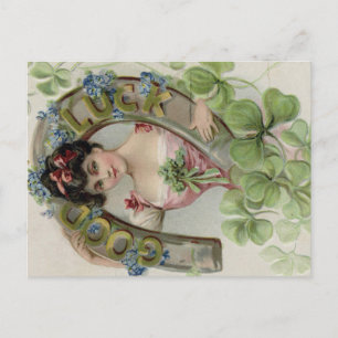 Veel Geluk - Vintage St. Patrick's Day Kaart
