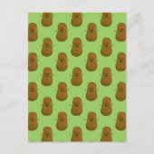 Veel gelukkige aardappelen briefkaart (Voorkant)