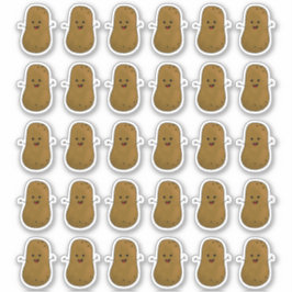 Veel Gelukkige Aardappels Sticker