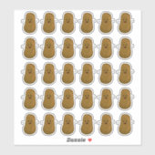 Veel Gelukkige Aardappels Sticker (Vel)