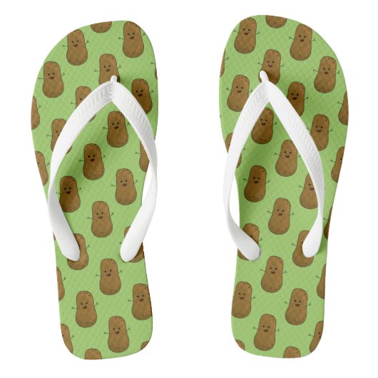 Veel Gelukkige Aardappels Teenslippers (Voetbed)