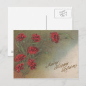 Veel gelukkige terugkeer,  Briefkaart (Voorkant / Achterkant)