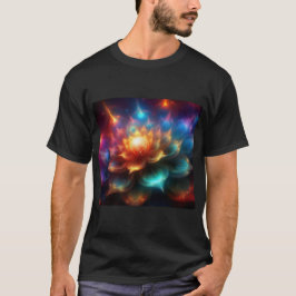 Veel gemanipuleerde bloemfractal t-shirt