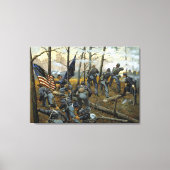 Veel gevecht vandaag van Keith Rocco Canvas Afdruk (Voorkant)