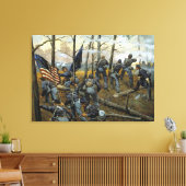 Veel gevecht vandaag van Keith Rocco Canvas Afdruk (Insitu (Woonkamer))