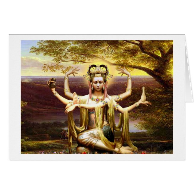 Veel gewapende Kwan Yin (Voorkant Horizontaal)