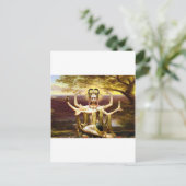Veel gewapende Kwan Yin Briefkaart (Staand voorkant)