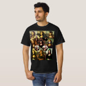 Veel gezichten van Mona Lisa T-shirt (Voorkant volledig)