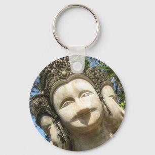Veel gezichten Wai ... Nong Khai, Isaan, Thailand Sleutelhanger