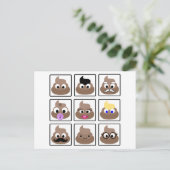 Veel gezichten weergeven briefkaart (Staand voorkant)