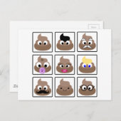 Veel gezichten weergeven briefkaart (Voorkant / Achterkant)