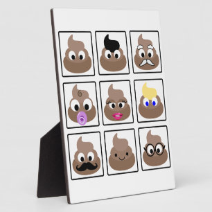 Veel gezichten weergeven fotoplaat