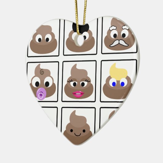 Veel gezichten weergeven keramisch ornament (Links)