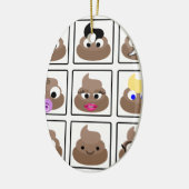 Veel gezichten weergeven keramisch ornament (Links)