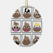 Veel gezichten weergeven keramisch ornament (Rechts)