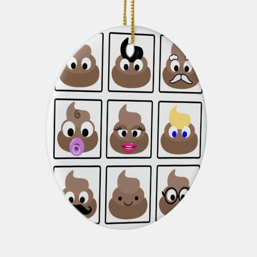 Veel gezichten weergeven keramisch ornament (Rechts)