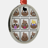 Veel gezichten weergeven metalen ornament (Rechts)