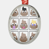 Veel gezichten weergeven metalen ornament (Links)