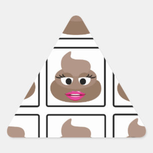 Veel gezichten weergeven sticker