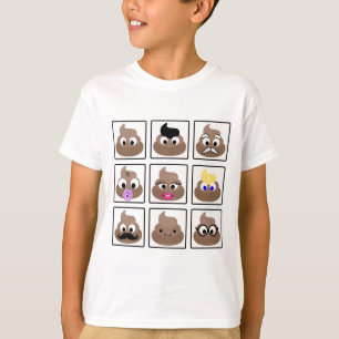 Veel gezichten weergeven t-shirt