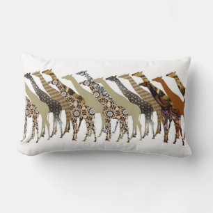 Veel Giraffes Design 3 Lumbar Cushion Kussen