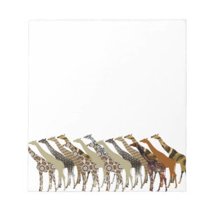 Veel Giraffes Design 3 Notitieblok