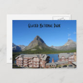 Veel Glacier Hotel - Glacier National Park Briefkaart (Voorkant / Achterkant)