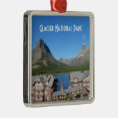 Veel Glacier Hotel - Glacier National Park Metalen Ornament (Rechts)
