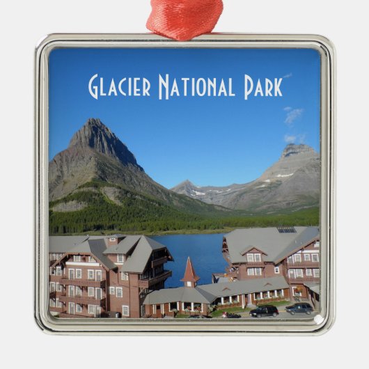 Veel Glacier Hotel - Glacier National Park Metalen Ornament (Voorkant)