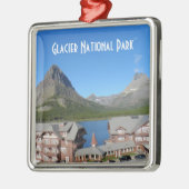 Veel Glacier Hotel - Glacier National Park Metalen Ornament (Links)