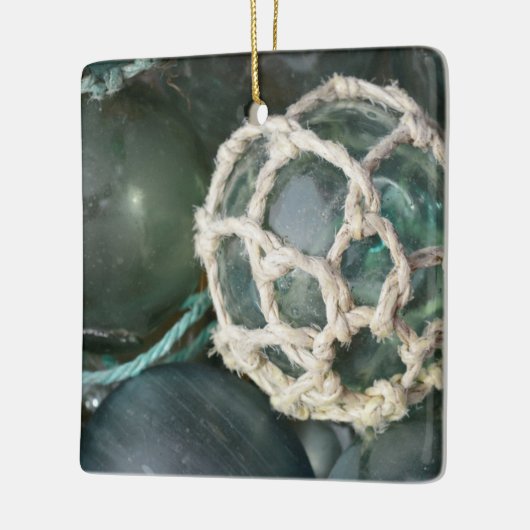 Veel glazen drijvers, Alaska Keramisch Ornament (Links)