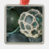 Veel glazen drijvers, Alaska Metalen Ornament (Voorkant)