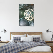 Veel glazen visdobbers, Alaska Canvas Afdruk (Insitu (Slaapkamer))