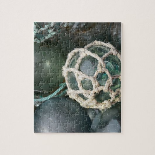 Veel glazen visserijvlotten, Alaska Legpuzzel (Verticaal)