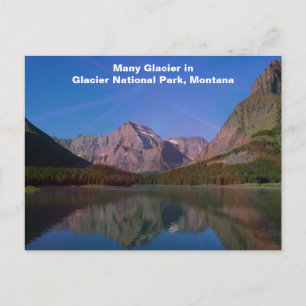 Veel gletsjer in het Glacier National Park, Montan Briefkaart