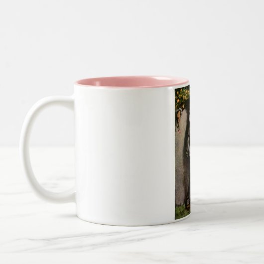 Veel goeds over niets tweekleurige koffiemok (Links)