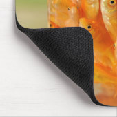 Veel goudvis in de glazen container muismat (Hoek)