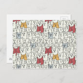 Veel grappige katten briefkaart (Voorkant / Achterkant)