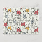 Veel grappige katten briefkaart (Voorkant)