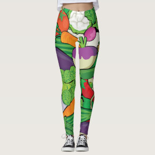 Veel groenten - Gardener, Farmer, vegetariër Leggings