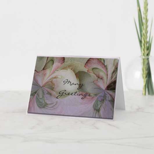 Veel groeten kaart (Voorkant)