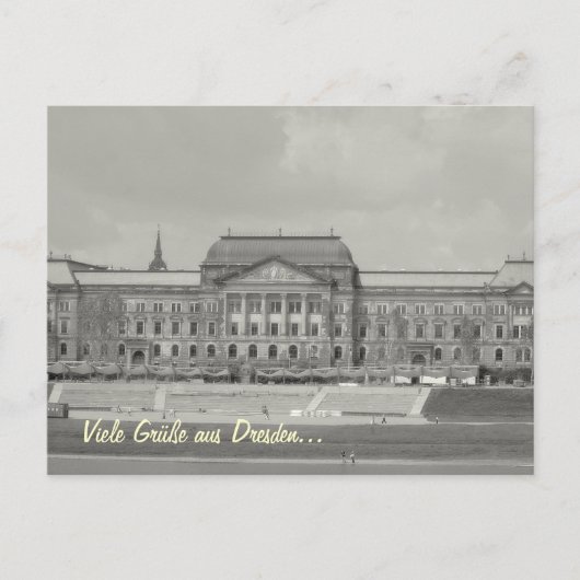 Veel groeten uit Dresden... Briefkaart (Voorkant)