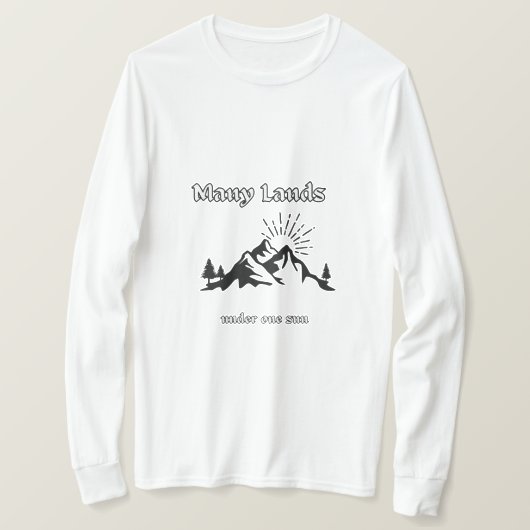 Veel grond onder één zon klassieke T-shirt (Design voorkant)