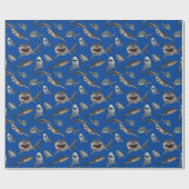 Veel grote witte haaien cadeaupapier (Vlak)