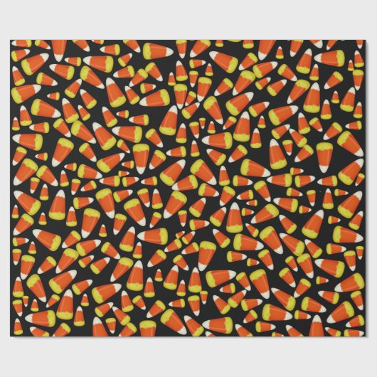 Veel Halloween Candy Corn Cadeaupapier (Vlak)